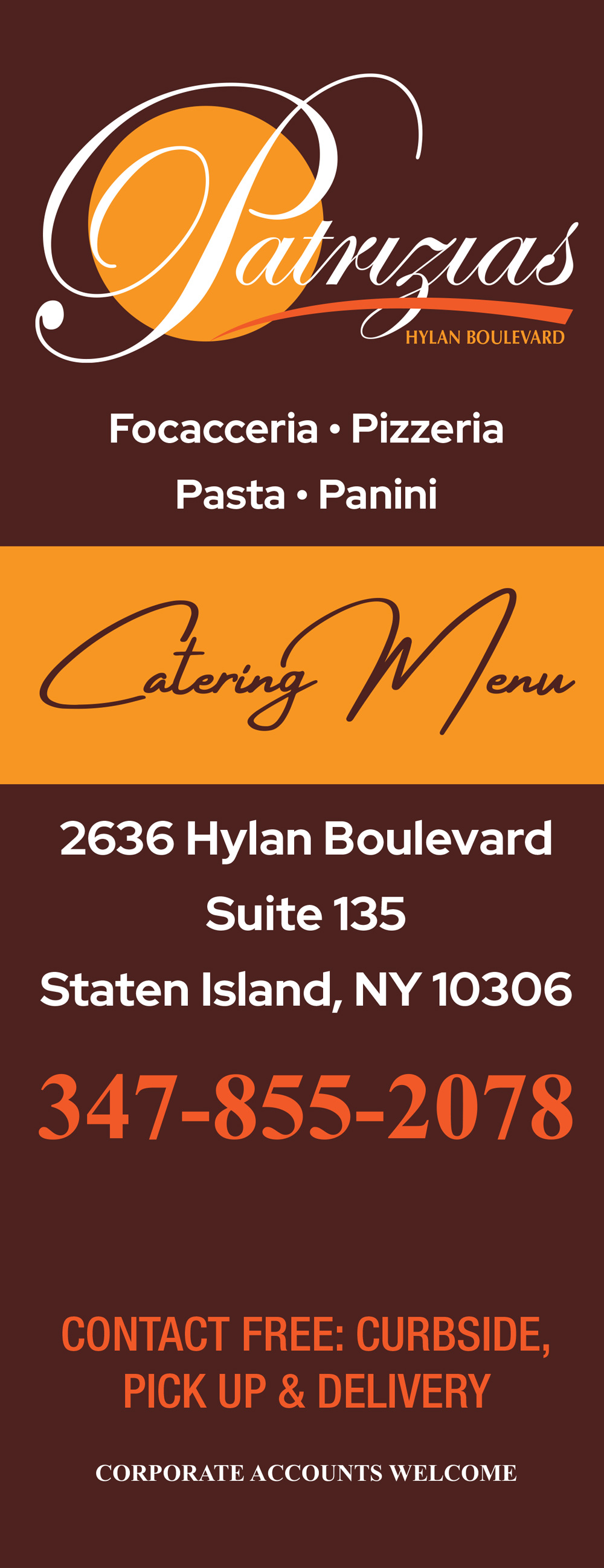 Our Catering Menu